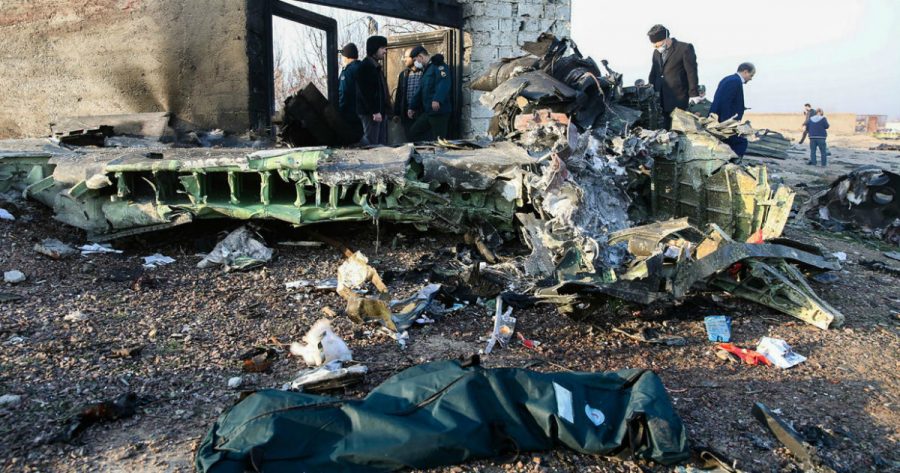 تحطم الطائرة الأوكرانية