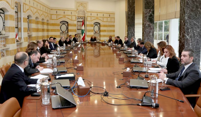 الحكومة اللبنانية برئاسة دياب