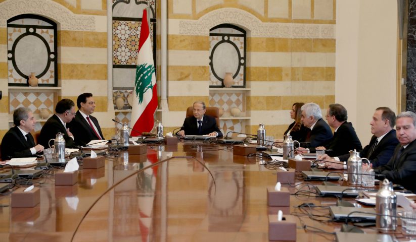 الحكومة اللبنانية برئاسة دياب