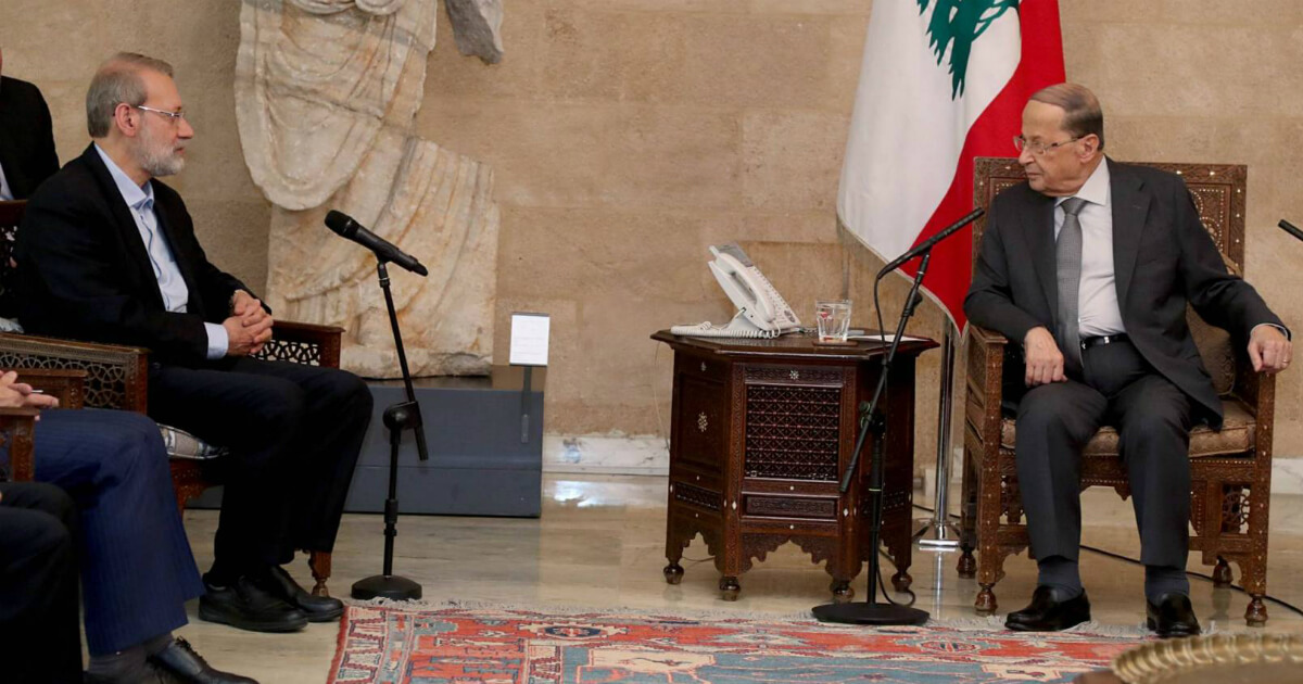 لاريجاني يلتقي عون