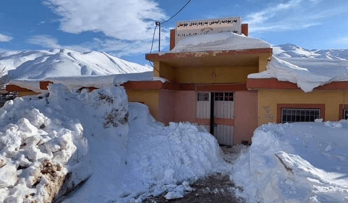 اقفلت المدارس في كردستان العراق بسبب الثلوج