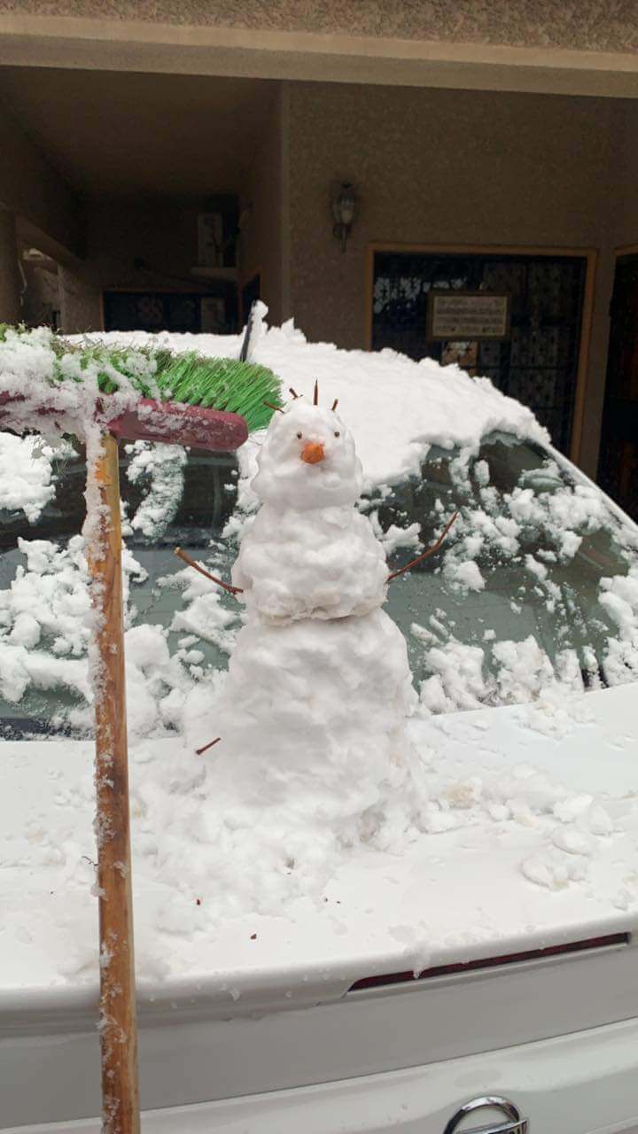 رجل الثلج في بغداد