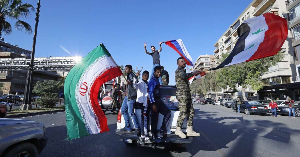 ايران علم سوريا