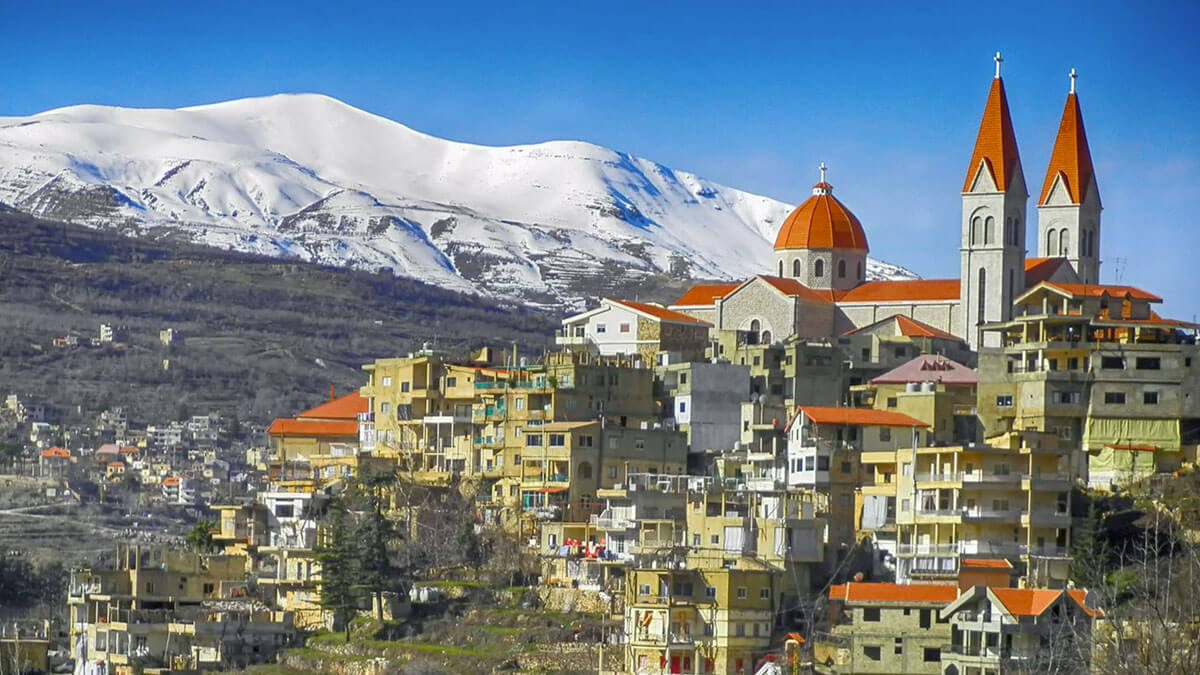مدينة بشري شمال لبنان
