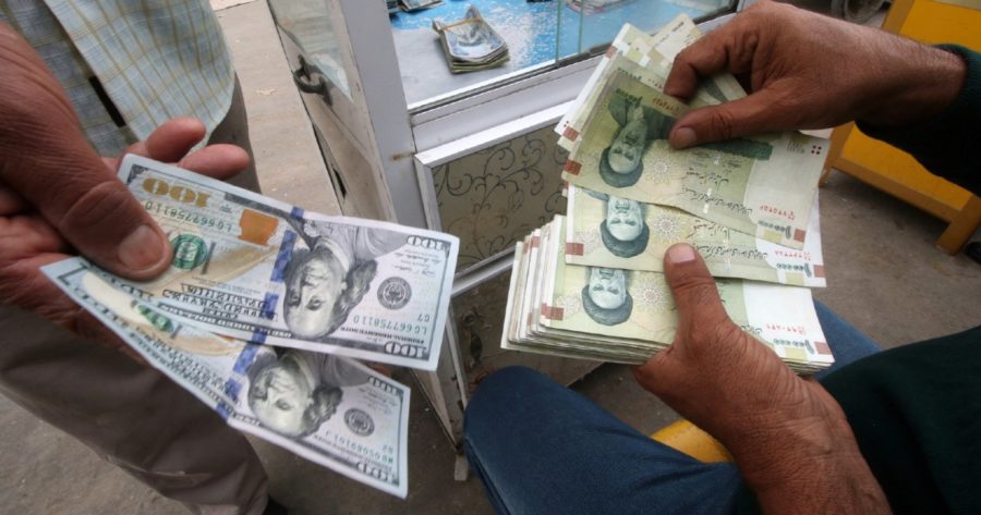 العملة الايرانية الدولار