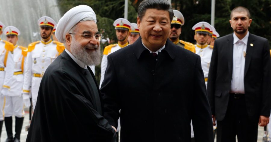 روحاني والرئيس الصيني