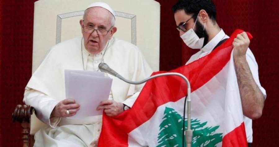 البابا فرنسيس لبنان