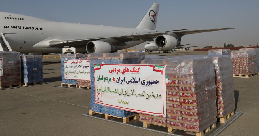 مساعدات ايرانية غذائية الى لبنان