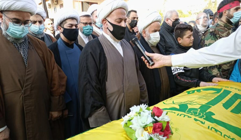 حزب الله تشييع في حومين