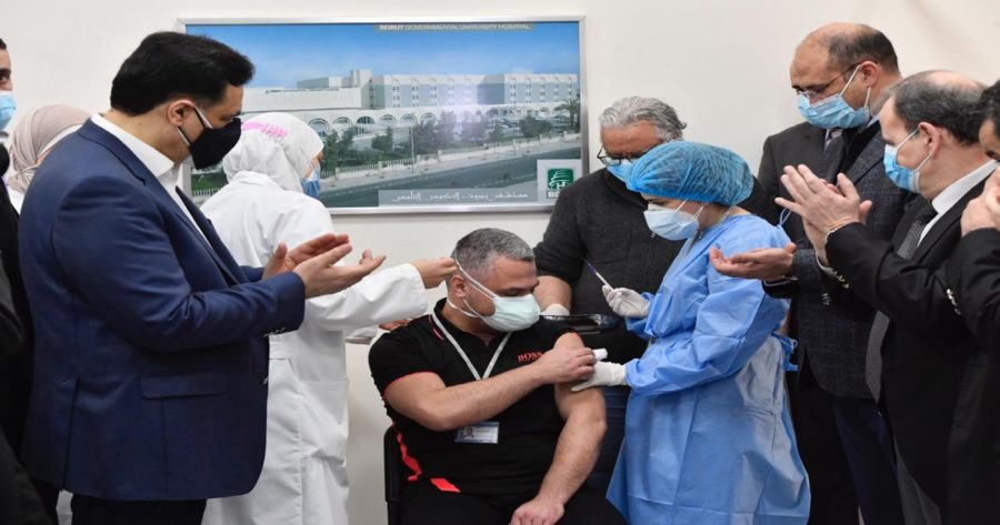 انطلاق التلقيح في مستشفى الحريري