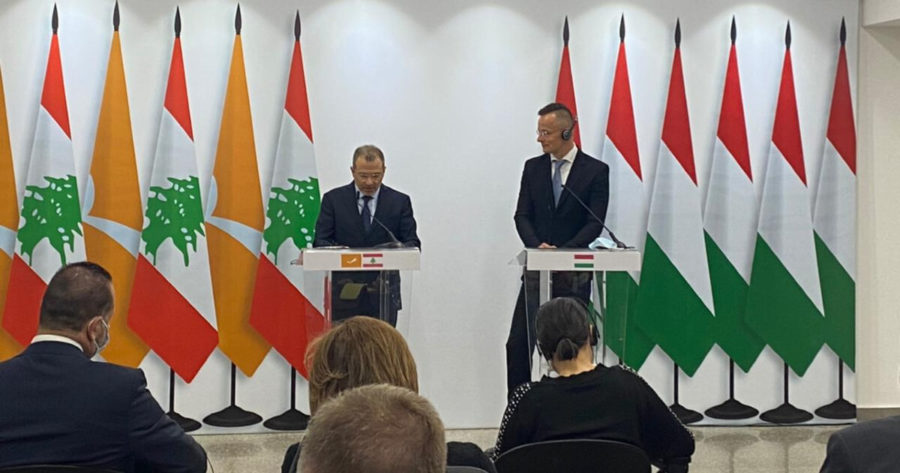 جبران باسيل ووزير خارجية هنغاريا