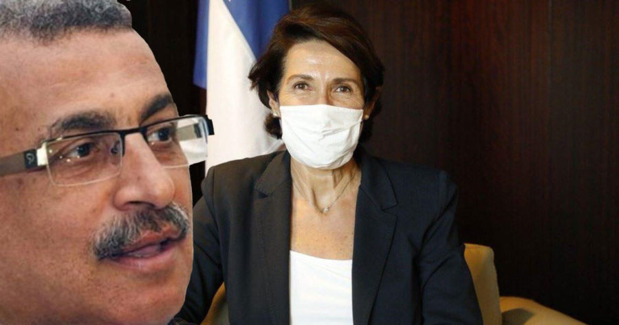 اسامة سعد وسفيرة فرنسا