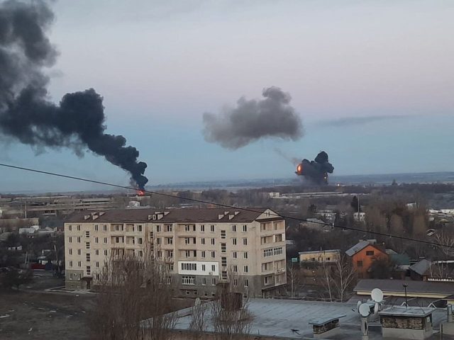 قصف روسي على اوكرانيا