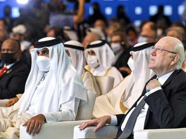 نجيب ميقاتي امير قطر