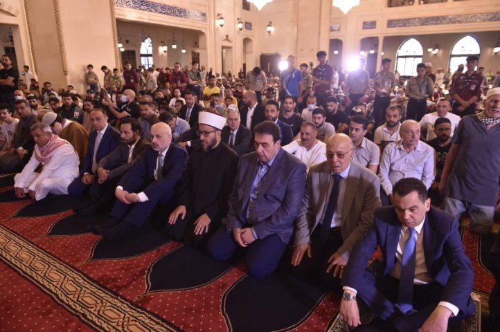 صلاة الاضحى مسجد الامين