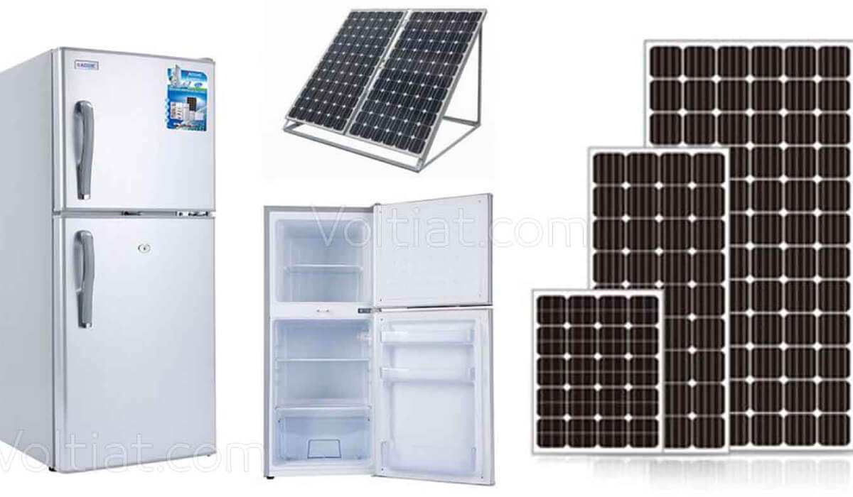 تشغيل الثلاجة على الطاقة الشمسية