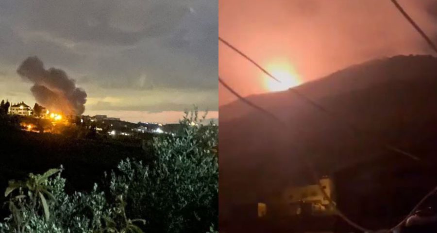 جبل صافي وصديقين جنوب لبنان قصف إسرائيلي