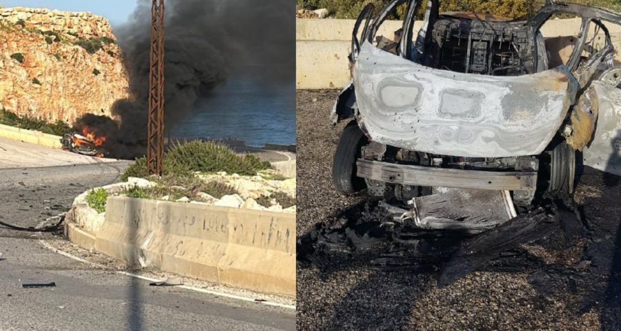 قصف سيارة الناقورة