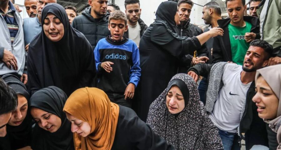 Rafah Relatives of Palestinian victims