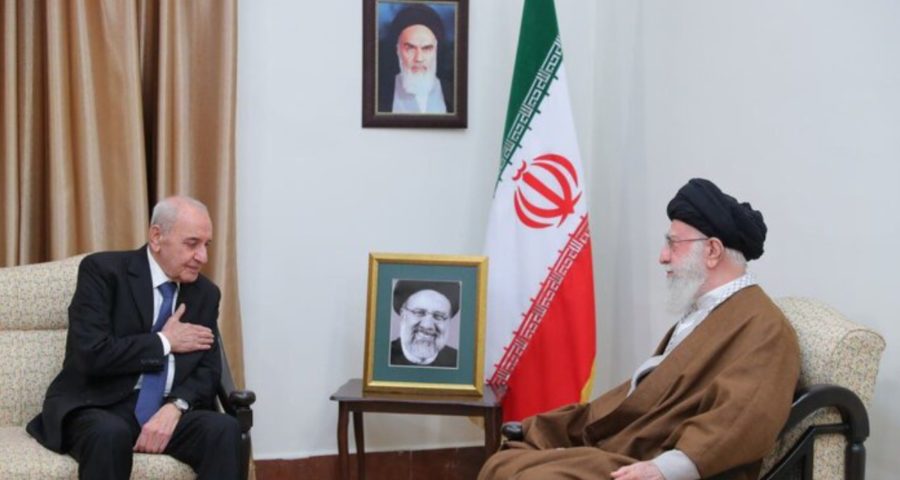 Khamenei Nabih Berri (Mehr News)