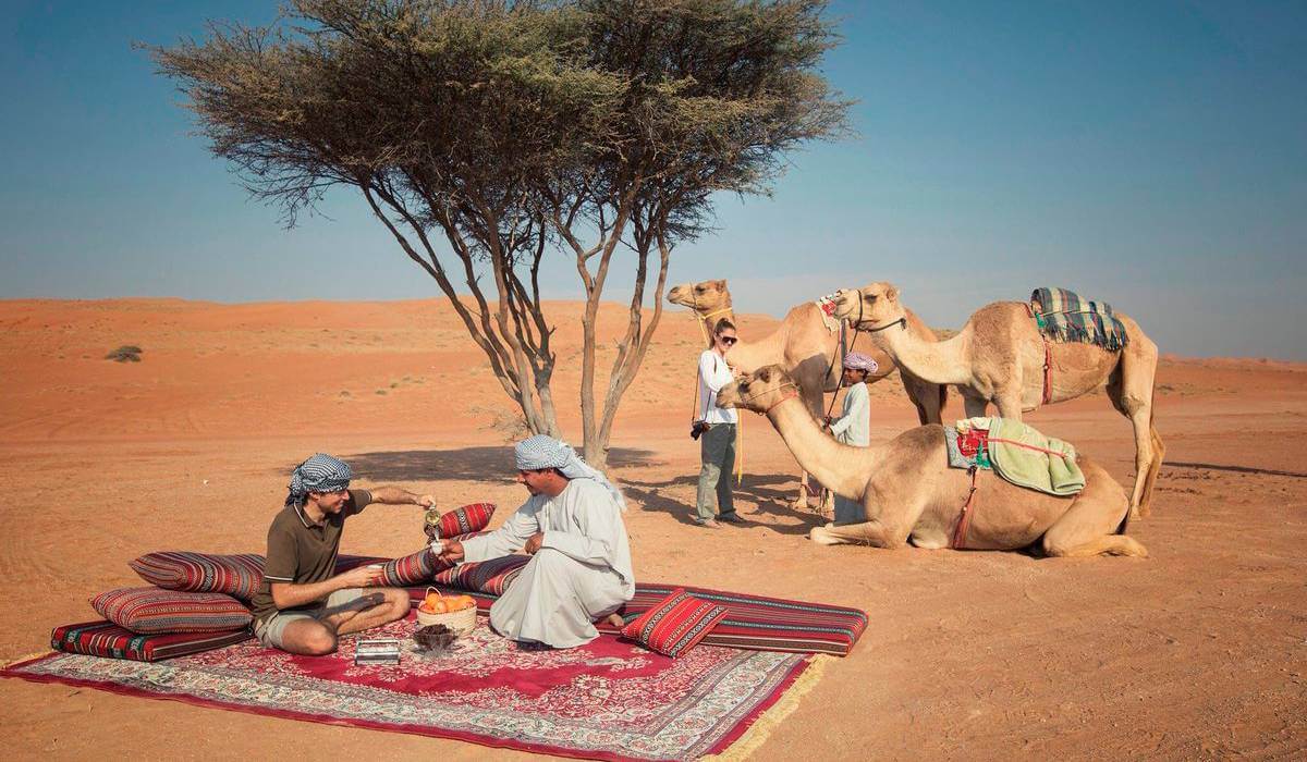 صحراء وهيبة في سلطنة عُمان