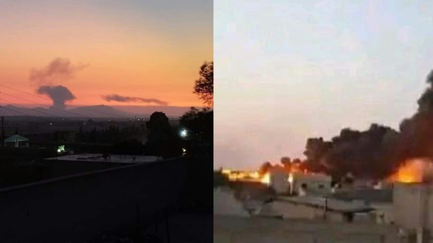 Homs Hama Hezbollah Airstrike