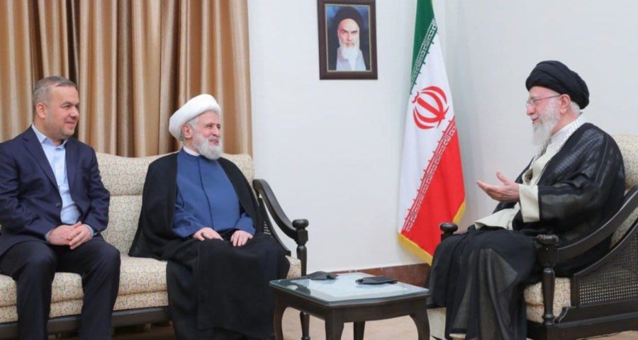 خامنئي ونعيم قاسم وحسن فضل الله