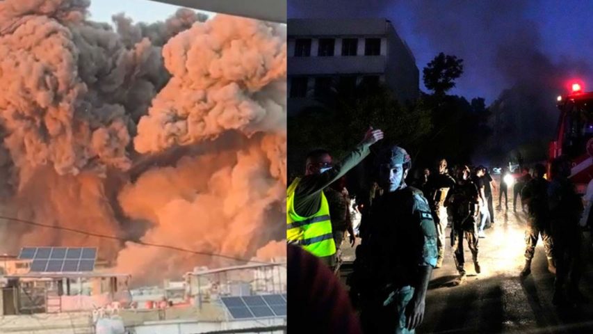 غارة الضاحية مقر حزب الله 27 ايلول