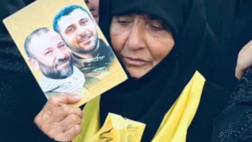 والدة الشهداء عباس صالح حسن صالح وعلي صالح