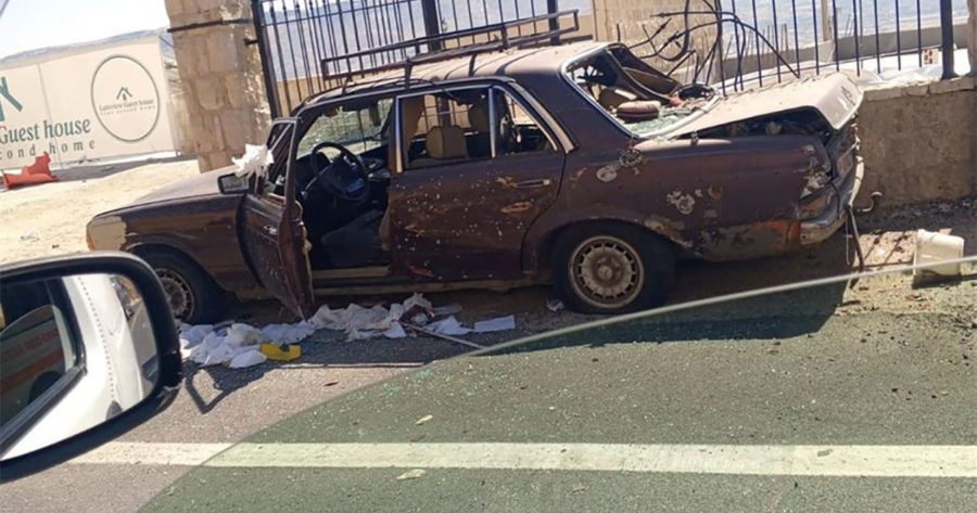 غارة على صغبين