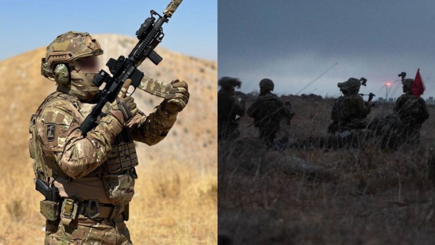 جنوب لبنان، صورة تجمع قوات الرضوان حزب الله والقوات الإسرائيلية الفرقة 36