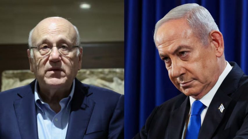 Najib Mikati Benjamin Netanyahu