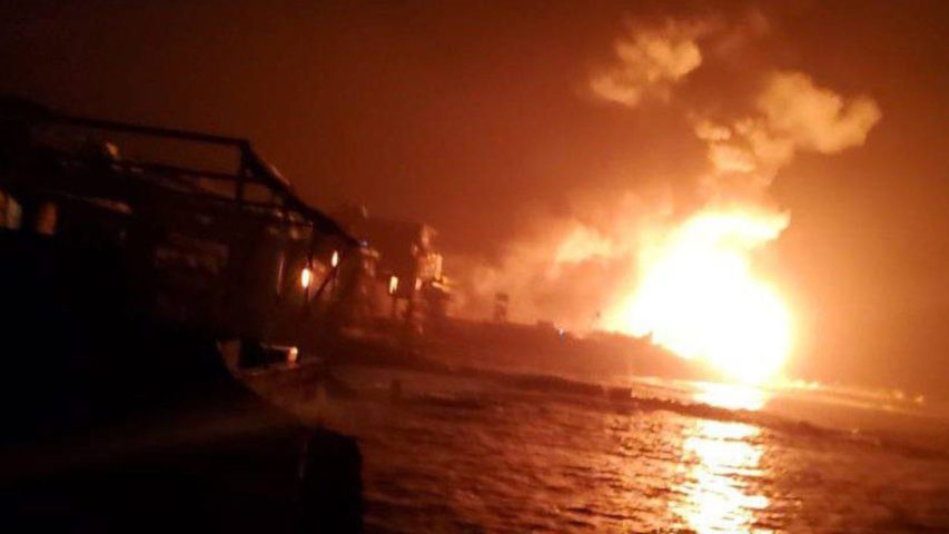 Ouzai Port Israeli Airstrike