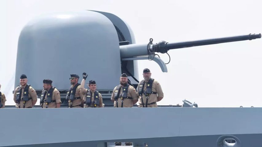 The German Corvette Ludwigshafen am Rhein