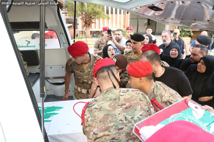 مراسم تشييع الشهيد ابراهيم فرحات