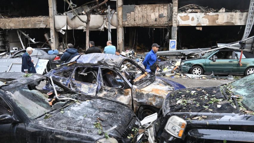 Beirut Mar Elias Damage (Janoubia)
