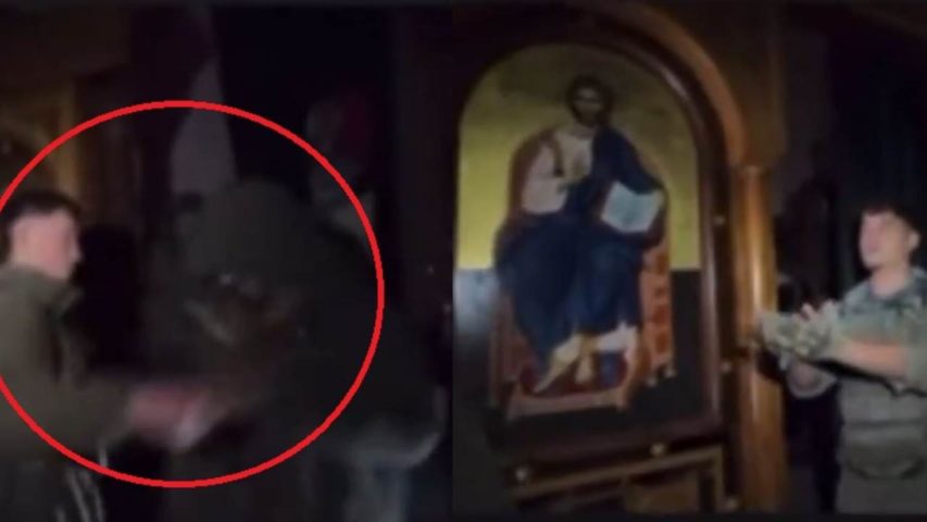 Deir Mimas Church Israeli Soldiers