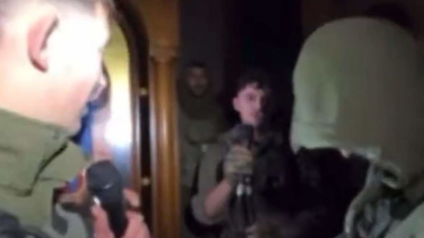 Israeli Gloani Soldiers in Deir Mimas Church