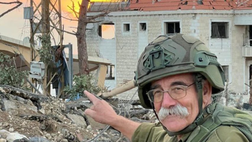Israeli researcher Zeev Hanoch Erlich in South Lebanon