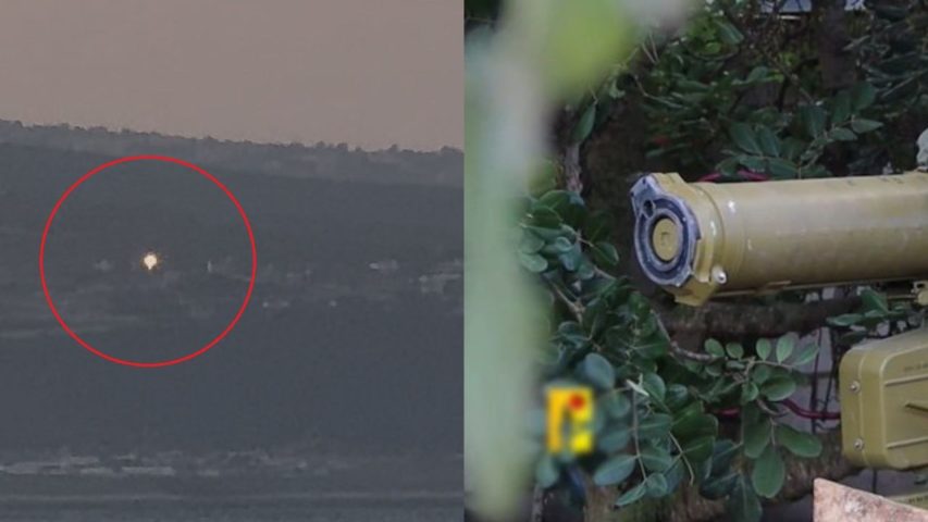 South Lebanon Bayyada Israeli Tank Hezbollah Rocket