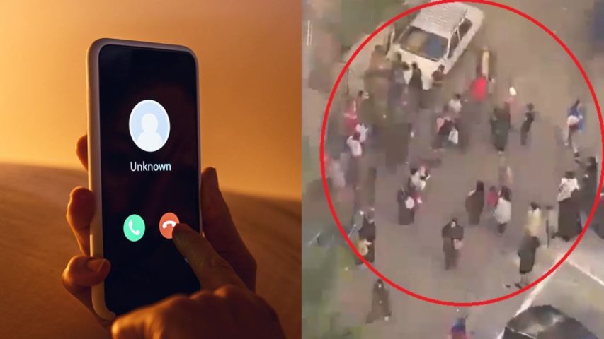 Suspicious call over Lebanon