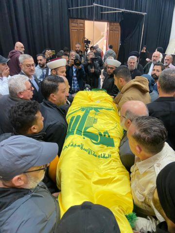 بعدسة جنوبية : مراسم دفن محمد عفيف مسؤول العلاقات الإعلامية في حزب الله