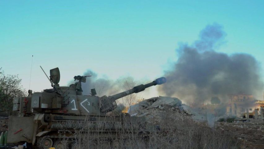 israeli artillery southern lebanon
