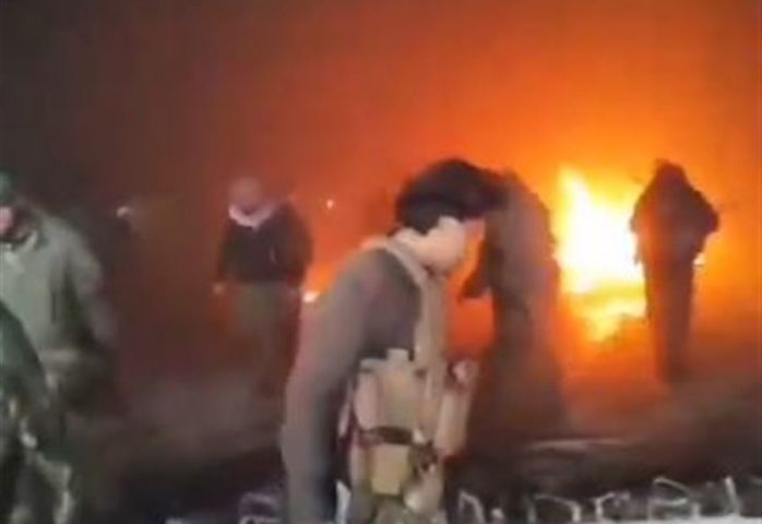 احراق قبر حافظ الاسد