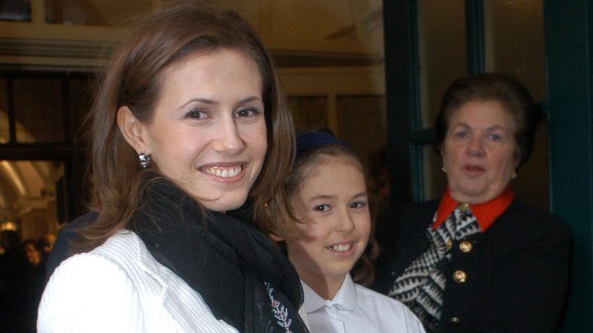 Asma Al Assad and Lily Worcester (Shutterstock)