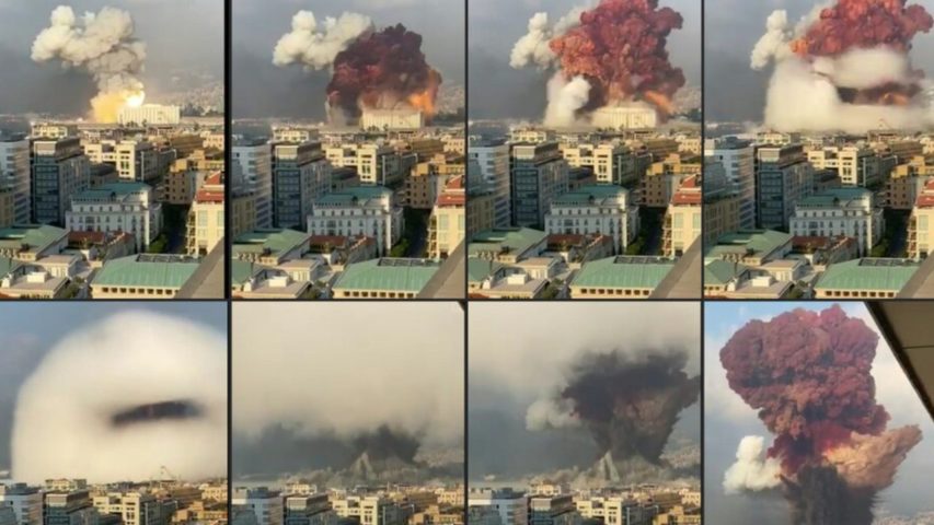 Beirut Port Blast Moments (AFP)