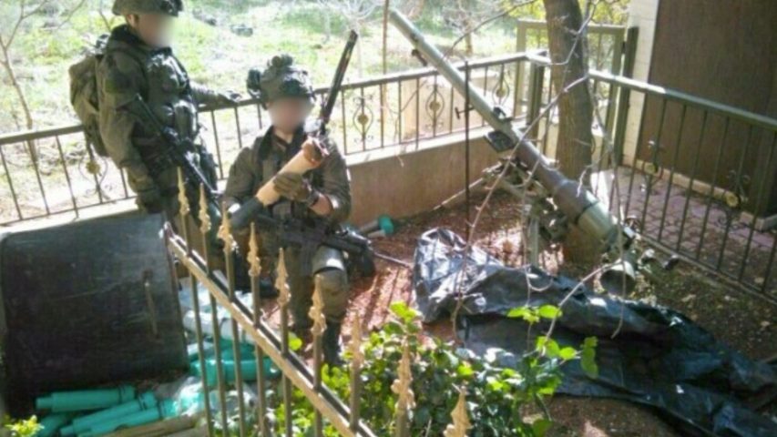 Israeli Army in Wadi Slouqi South Lebanon