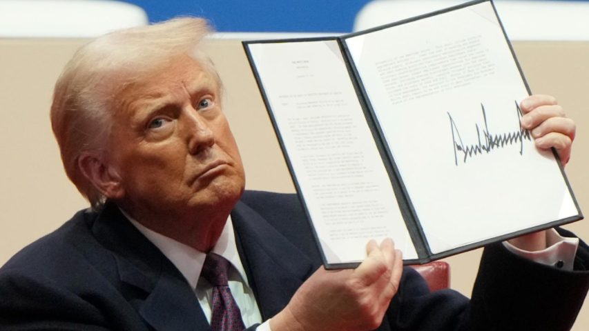 Trump signing orders Day 1