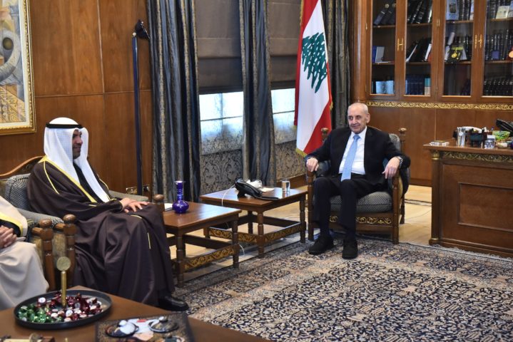 بري ووزير الخارجية الكويتي