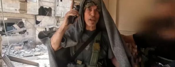 Yehia Sinwar in Gaza during war